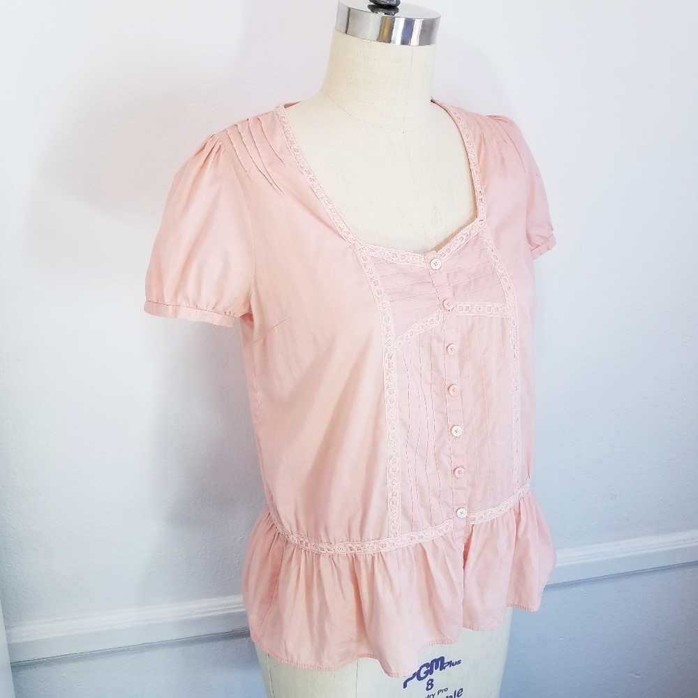 Marc Jacobs | Peplum Button down blouse‎